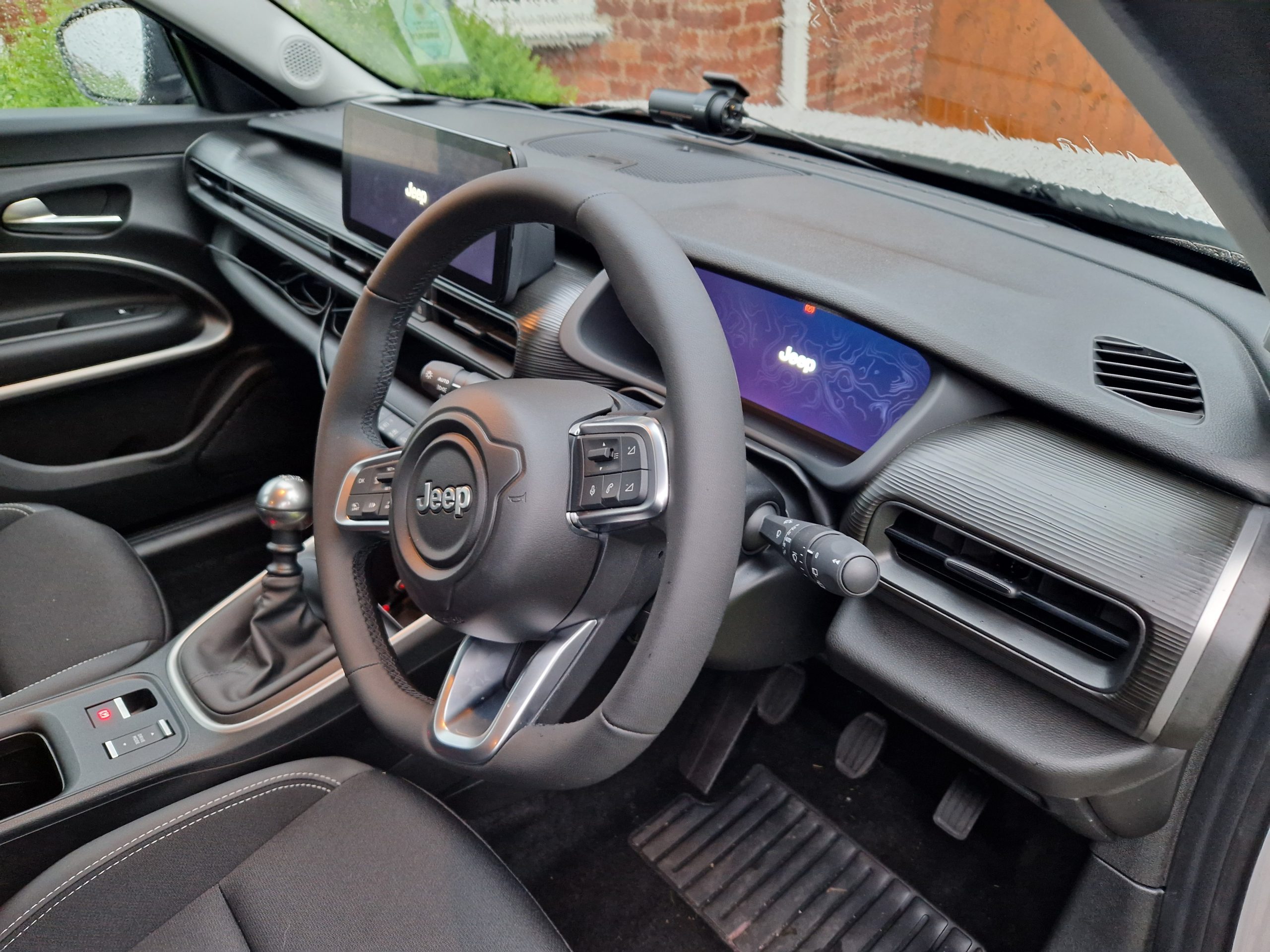 The interior of the Jeep Avenger