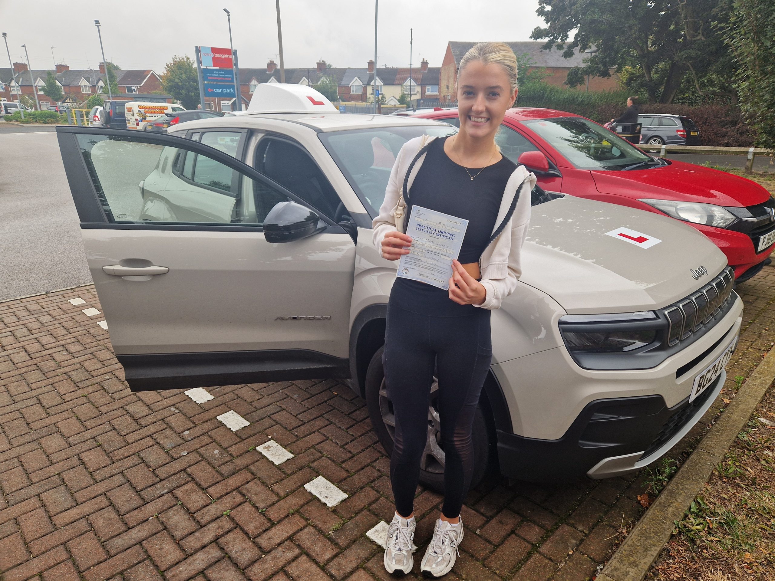 A customer who has passed the driving test